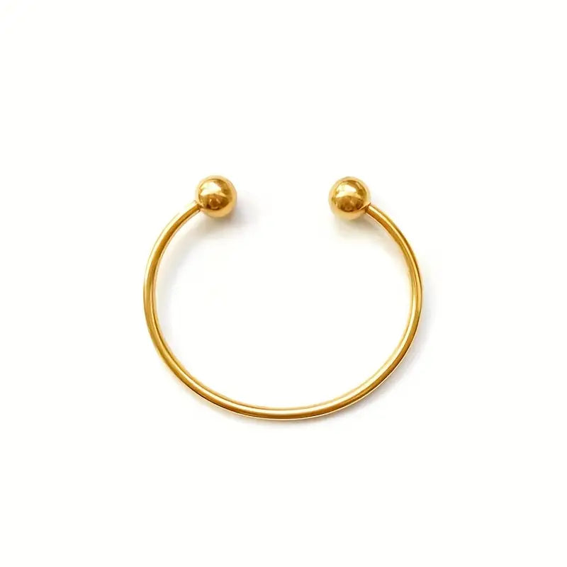 Bracelete De Conta Com Bola Dupla