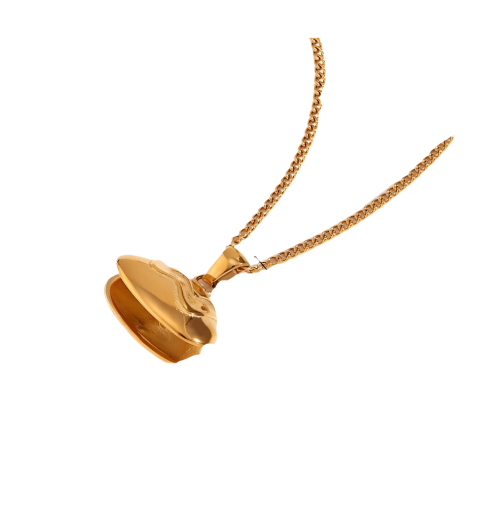 Colar Dourado De Malha Fina