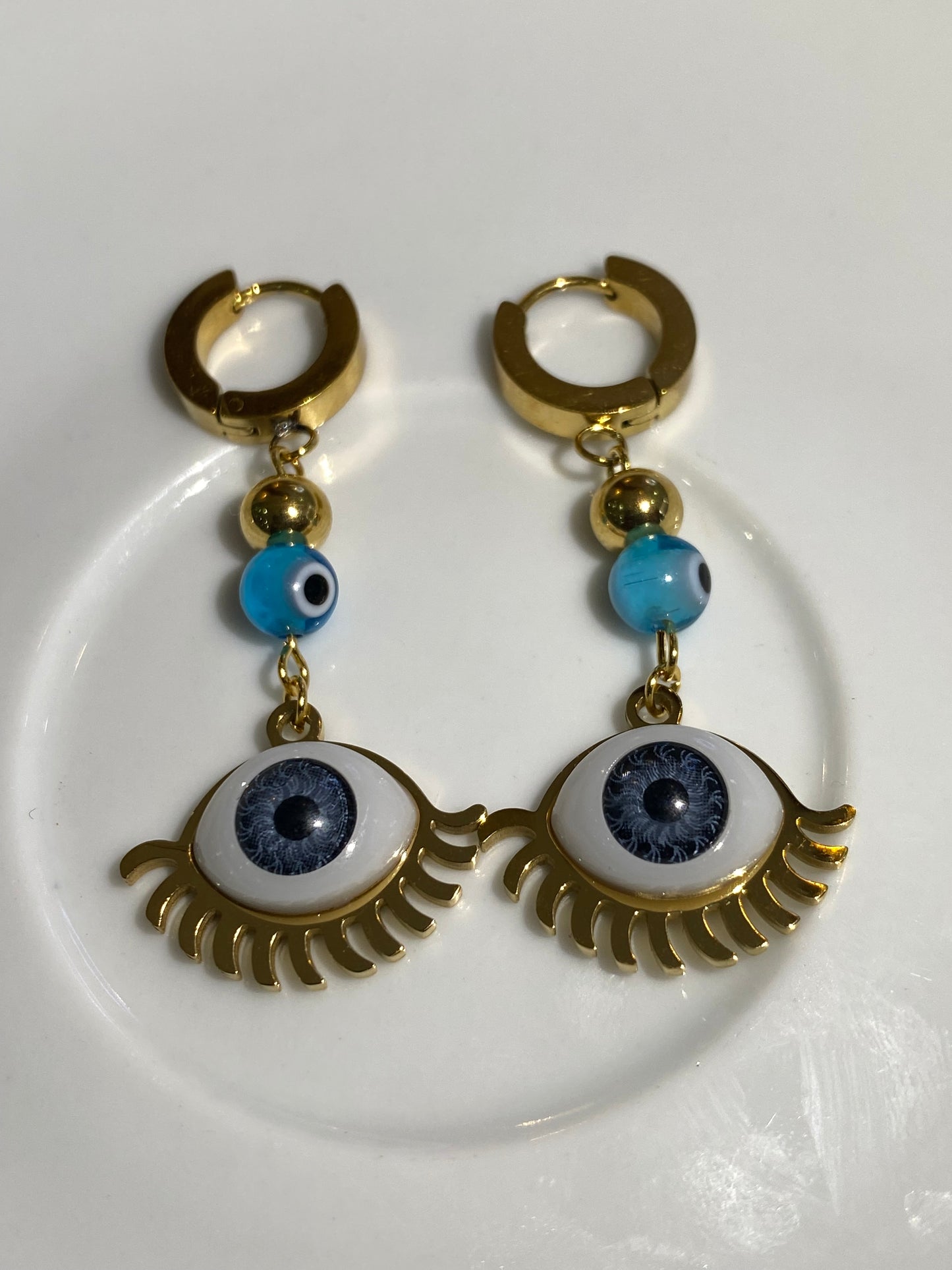 Brincos De Olhos Turco