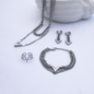 Conjunto Correntes Prateadas 001