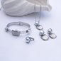 Conjunto Pérolas Prateadas 005