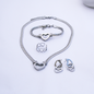 Conjunto Corrente Prateada 006