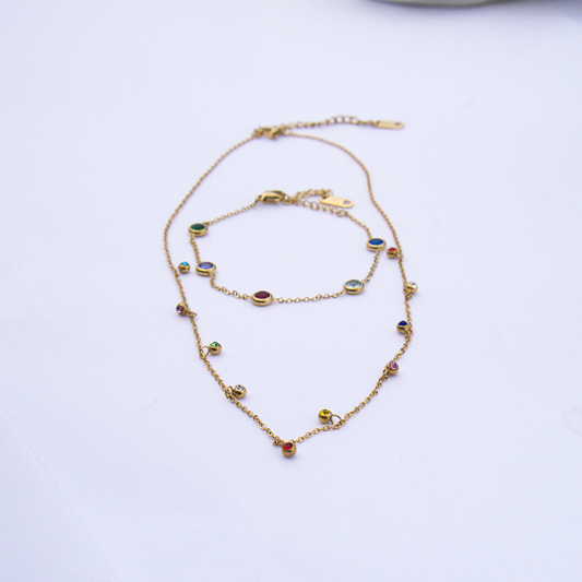 Conjunto Zircôrnia Multicolor 007