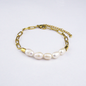 Bracelete  Com Perólas   010