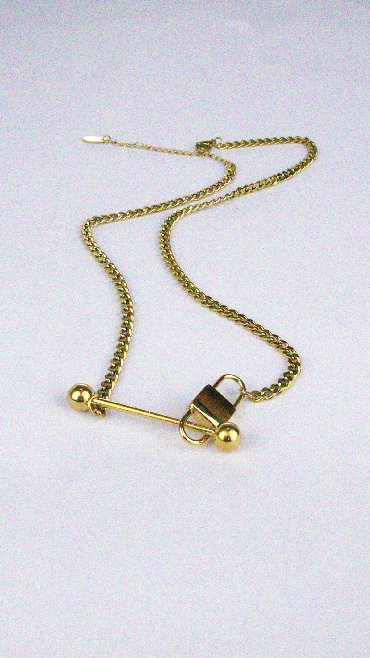 Colar Corrente Com Pingente  008