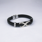 Pulseira De Couro  Infinito 001