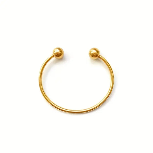 Bracelete De Conta Com Bola Dupla