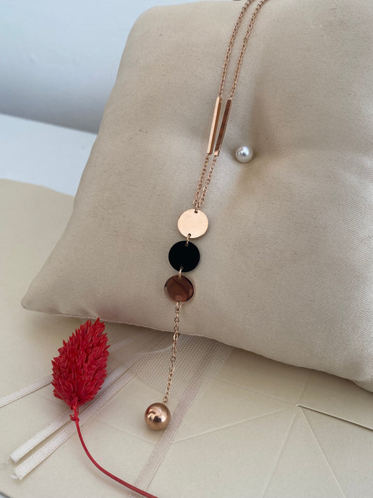 Colar Lariat Minimalista
