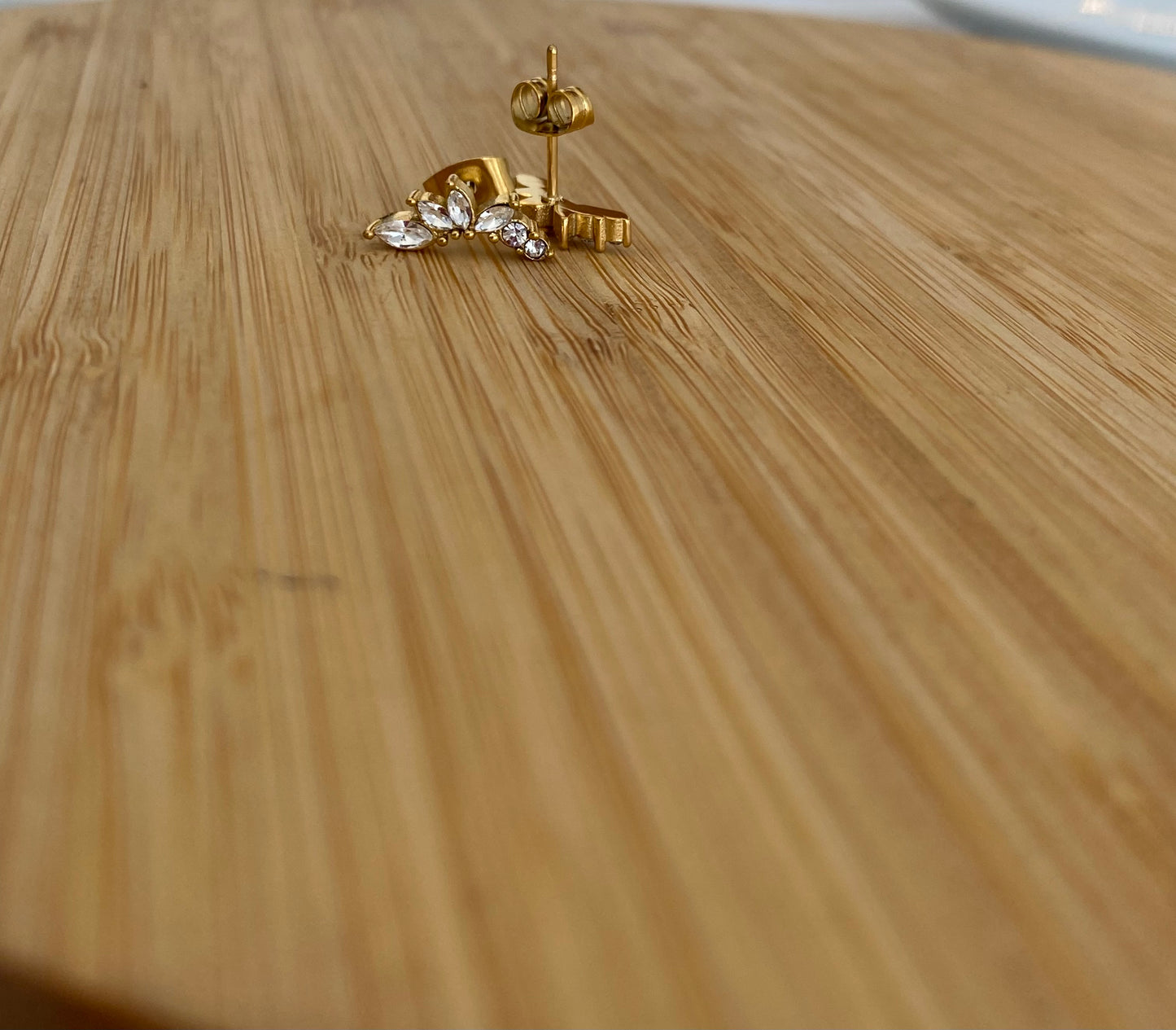 Brincos Minimalista Com Zircônia