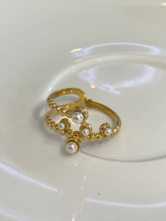 Anel Aurora Perola