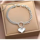 Pulseira Com Pingente De Coração