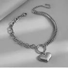 Pulseira Com Pingente De Coração