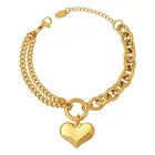 Pulseira Com Pingente De Coração