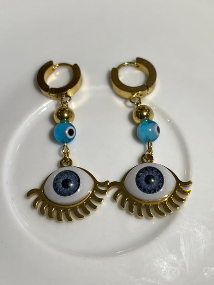 Brincos De Olhos Turco