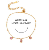 Pulseira Com Zircónia